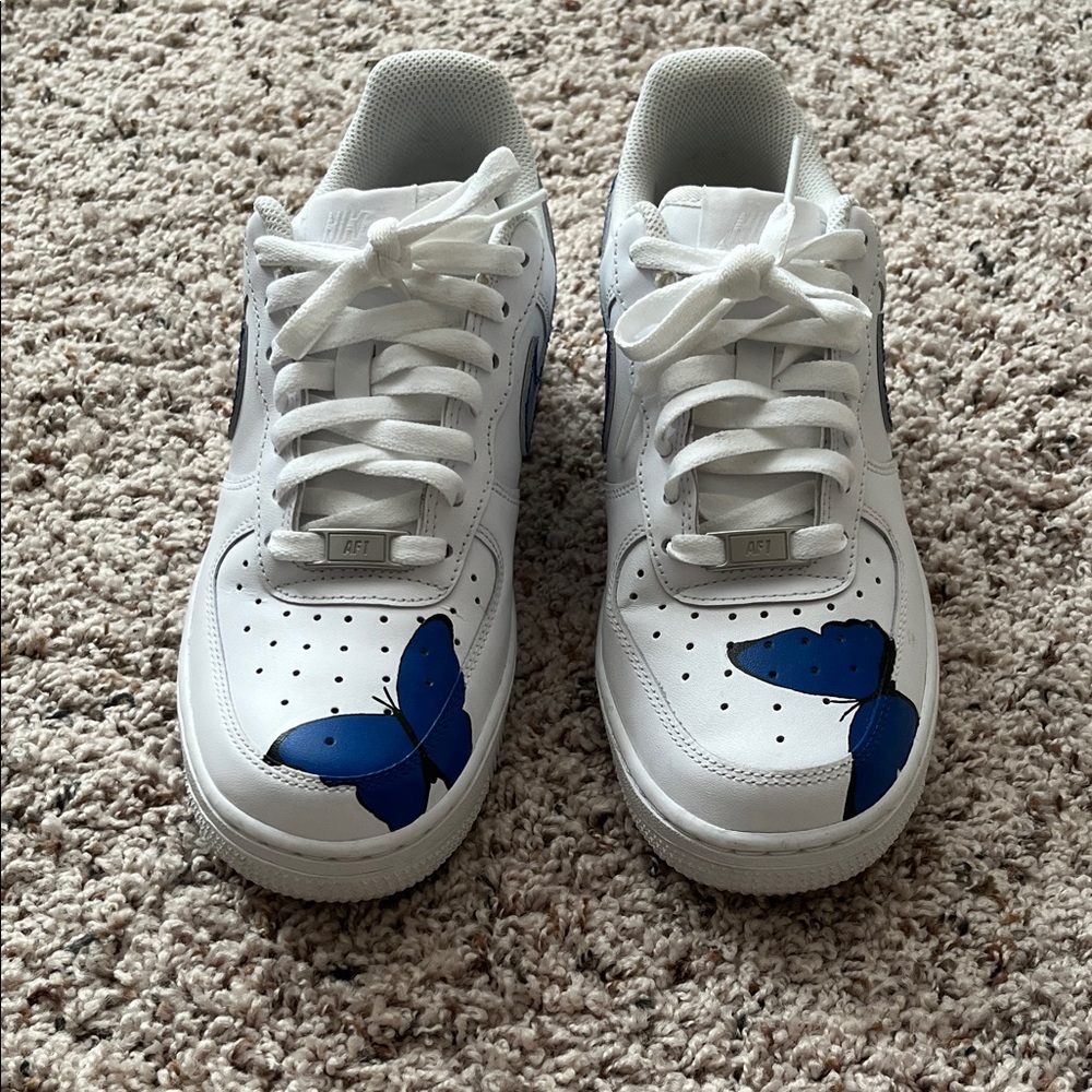 Nike AF1 women’s sneakers custom painted size 8